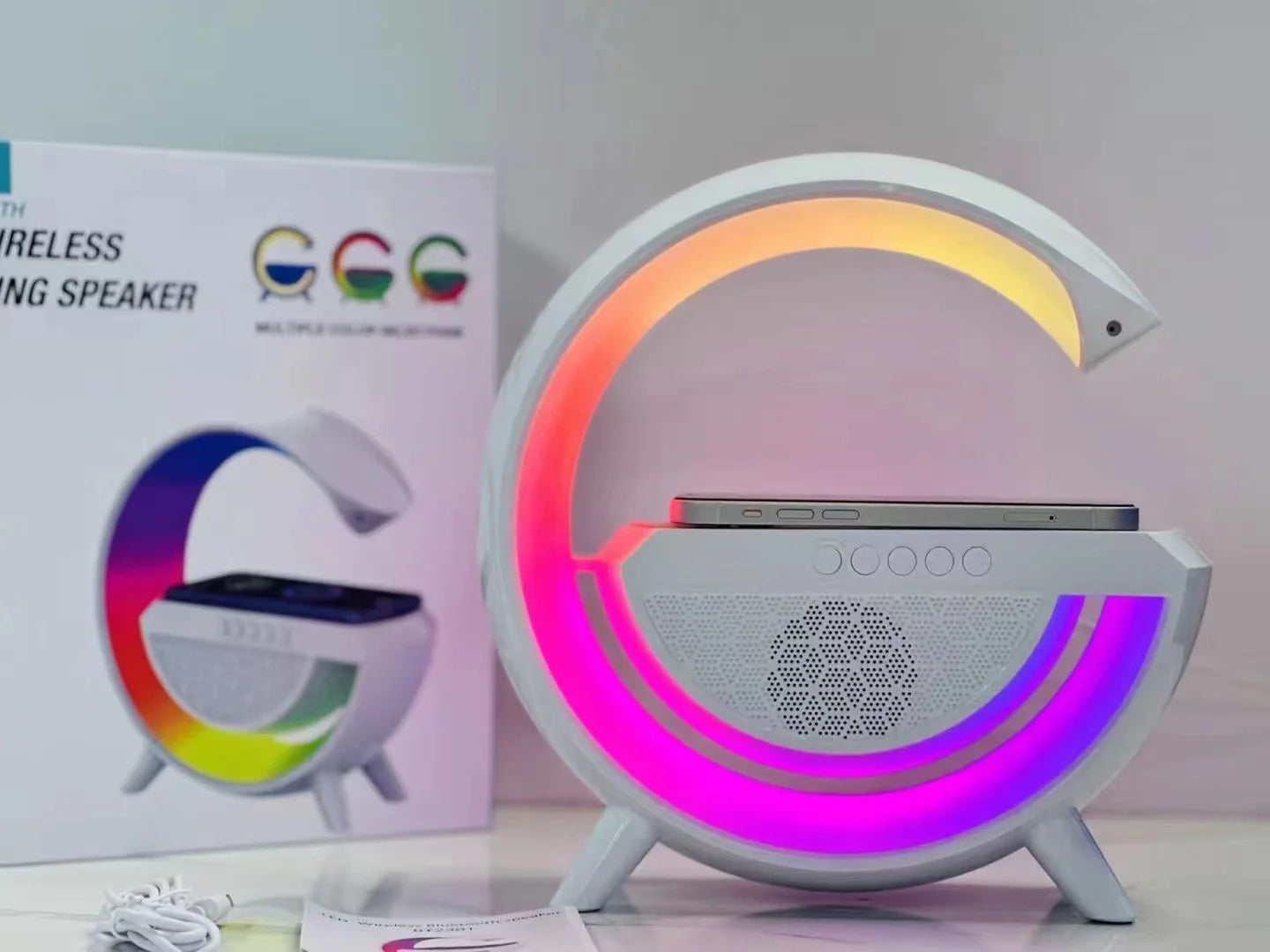 Led Wireless Charger Speaker ASMART