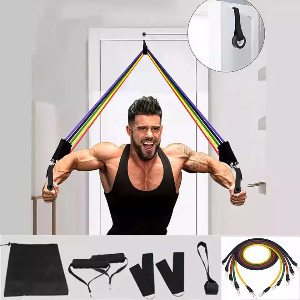 Bodybuilding Resistance Bands Set | make your morning 💪 healthy and happy ASMART