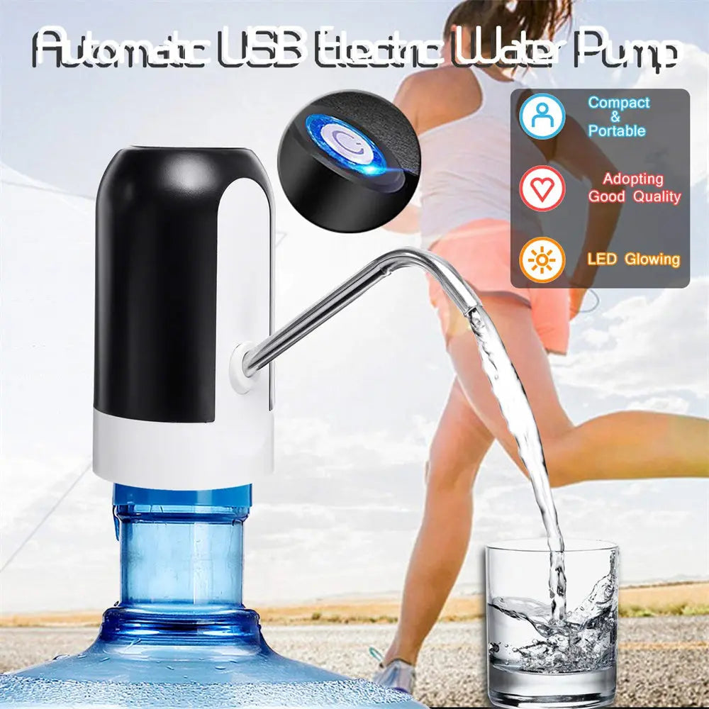 Electric Portable Water Dispenser Pump | just pot on your water gallon Head | Light weight to carry any where ASMART