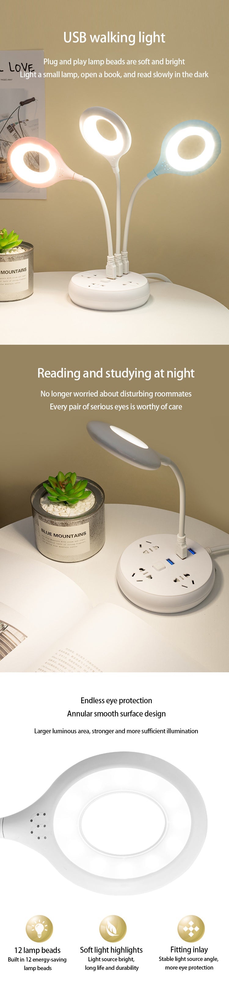 Smart Voice Control USB Light | control everything from you voice ASMART